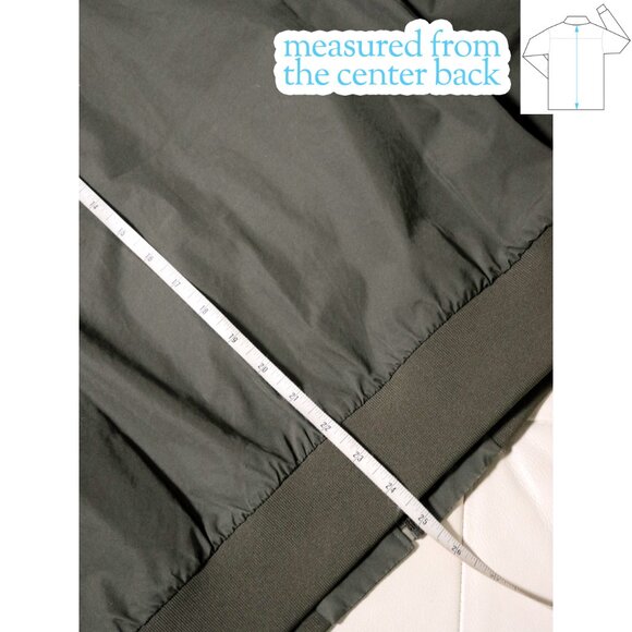 COS Men's Regular-Fit Olive Green Bomber Jacket - Picture 7 of 8